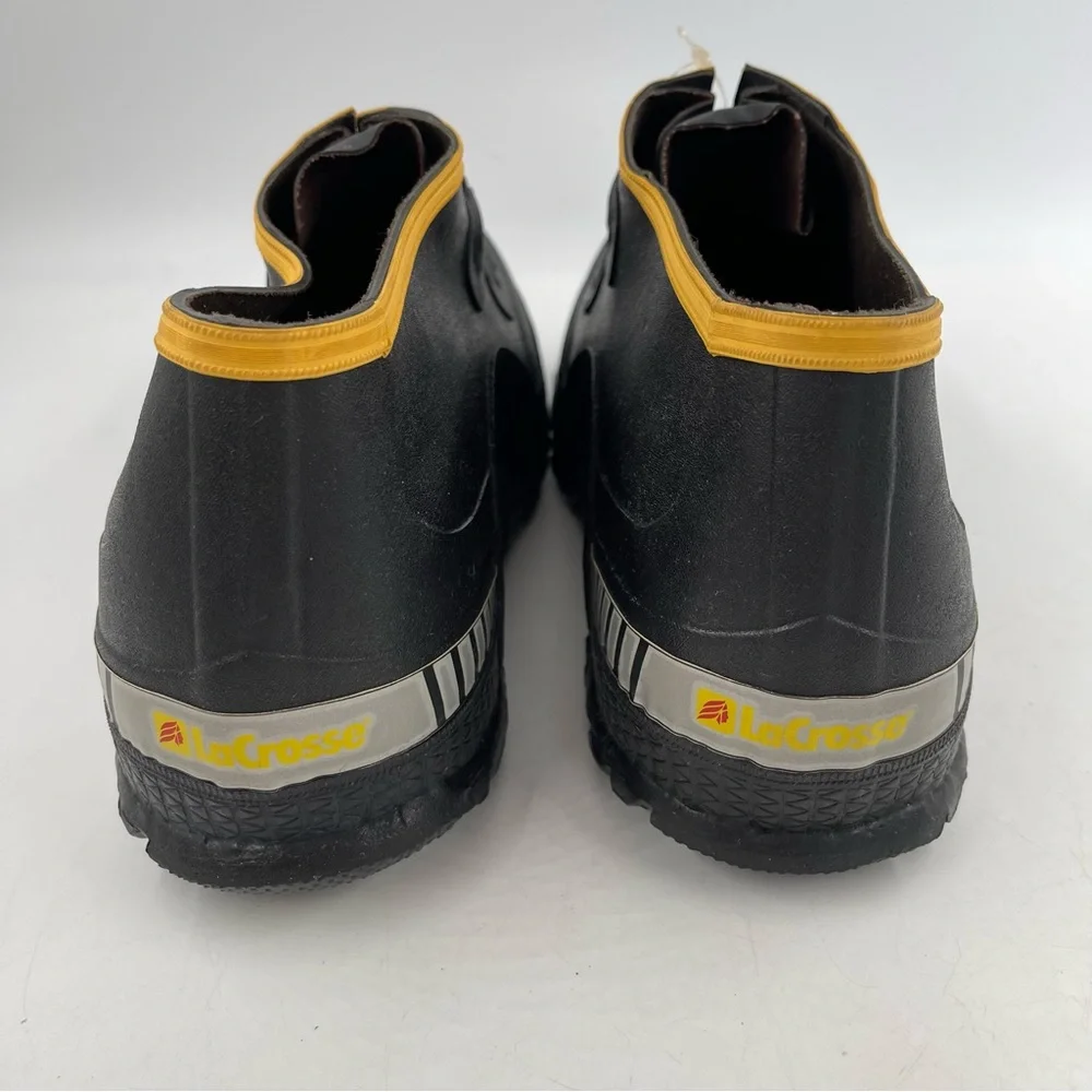 NEW! LaCrosse Men’s Black ZXT rubber overboots - Size 6